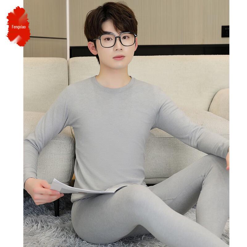 Мужской комплект термобелья из кашемира и шелка XL