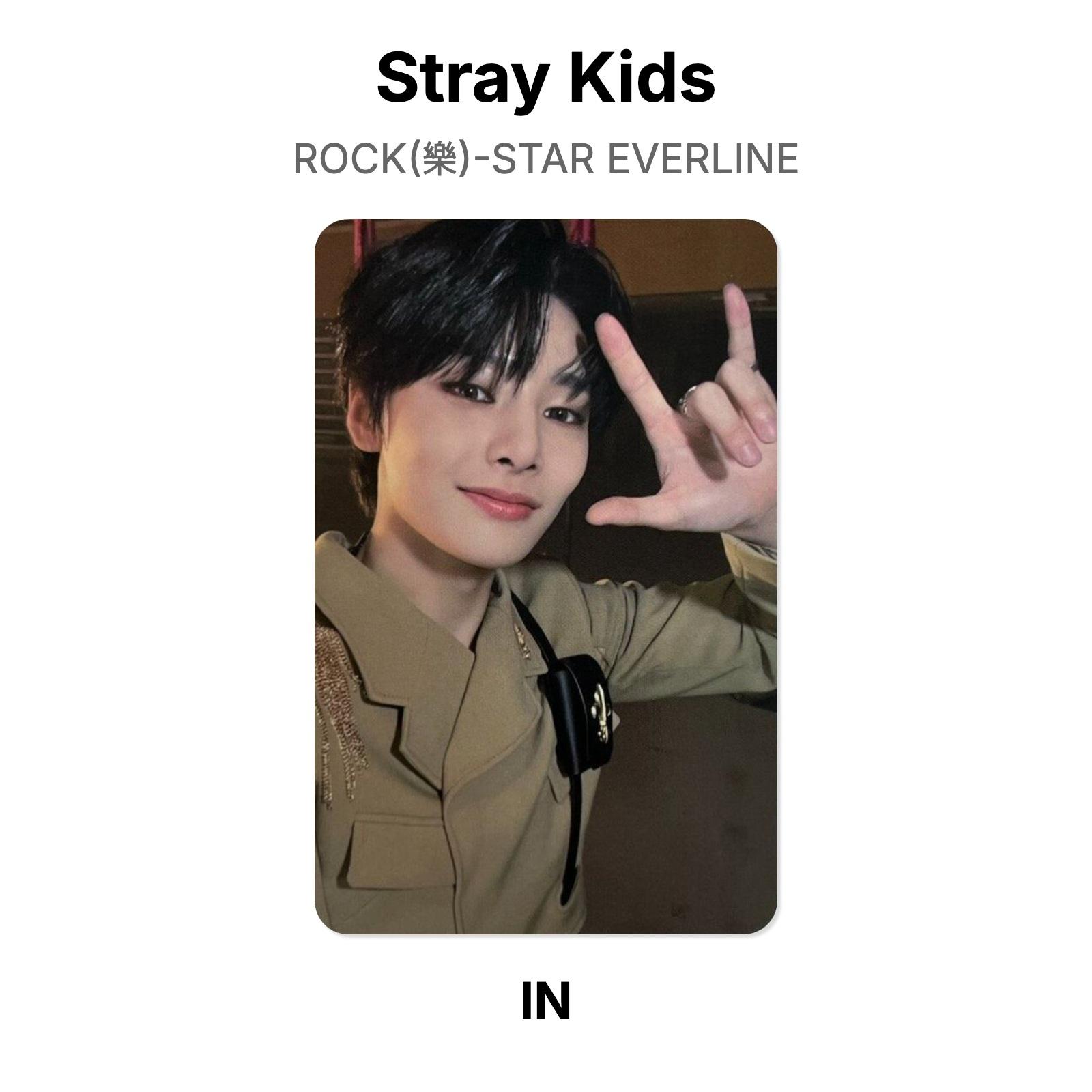 Stray Kids — рок!()-Официальная фотокарточка STAR EVERLINE I.N
