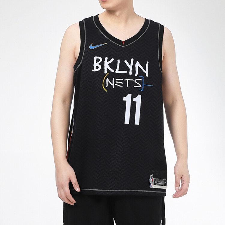 Nike NBA City Limited SW Fan Edition 20-21 Season Brooklyn Nets Kyrie Irving 11 Sports Basketball Jersey Black Men's CN1713-018