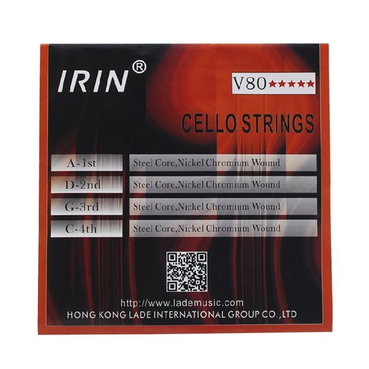 Cello Strings Full Sets with Steel Core Nickel Plated Ball End Nickel Chromium