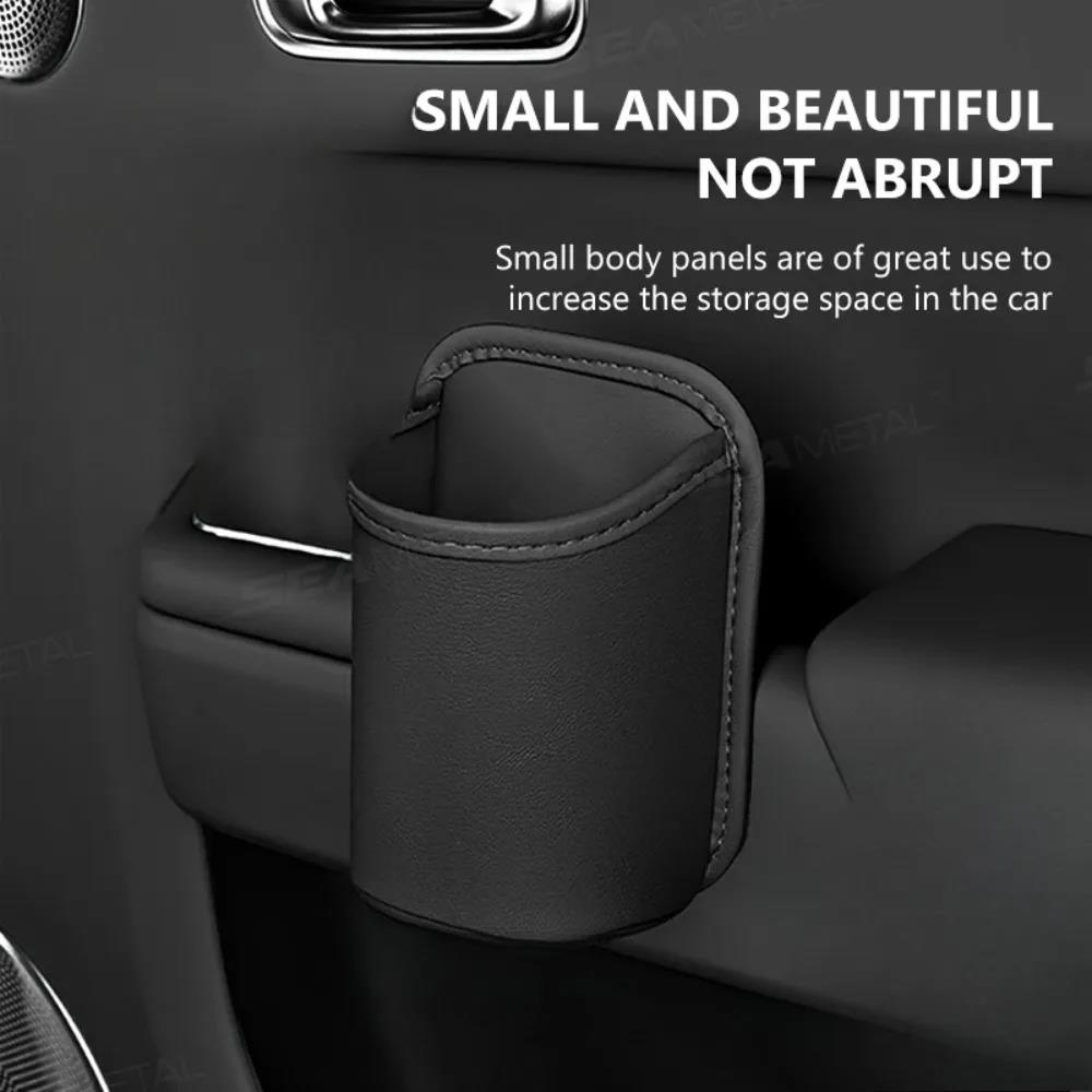 Car Door Cup Holder Leather Automotive Drink Rack Storage Bin Auto Back Seat Cup Holder Organizer for Car Interior Accessories Cup Holders 5