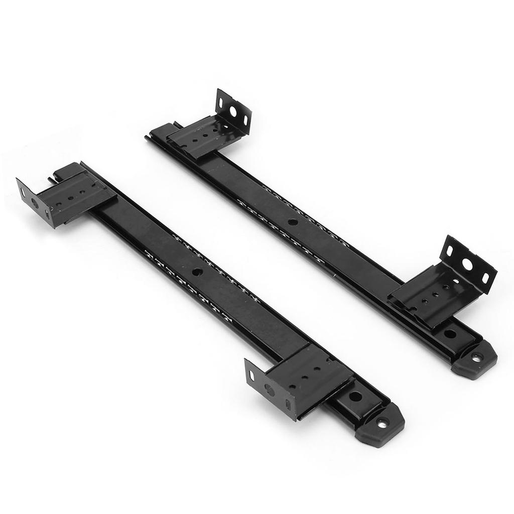 2Pcs Thickened Cold Rolled Steel Computer Desk Keyboard Slide Rail Bracket(white)