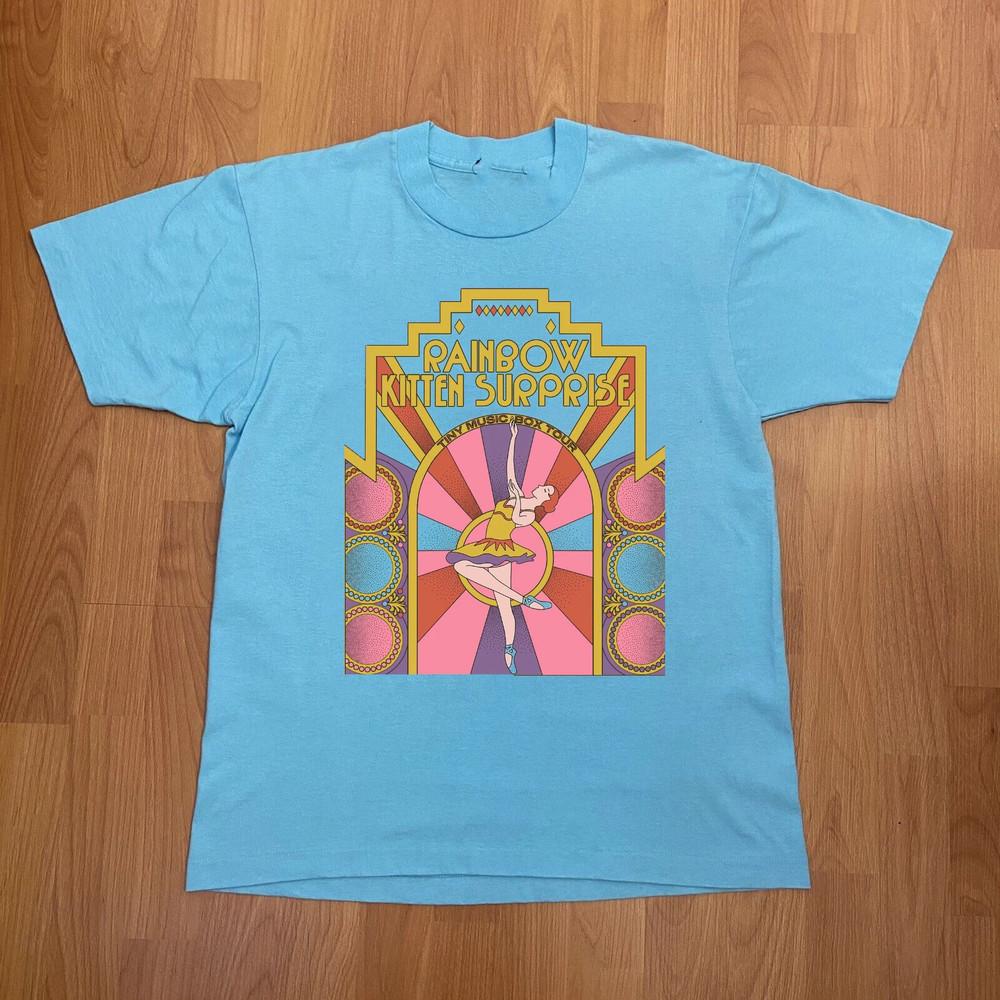 Rainbow Kitten Surprise Band Tiny Music Box Tour  Full Size S-5XL Unisex T-Shirt S