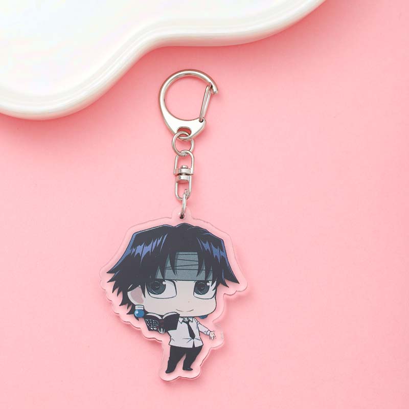 1/6Pcs Anime Figures HUNTER×HUNTER Acrylic Keychain Cute Backpack Pendant Funny Bag Charms Accessories Decoration Holiday Gifts