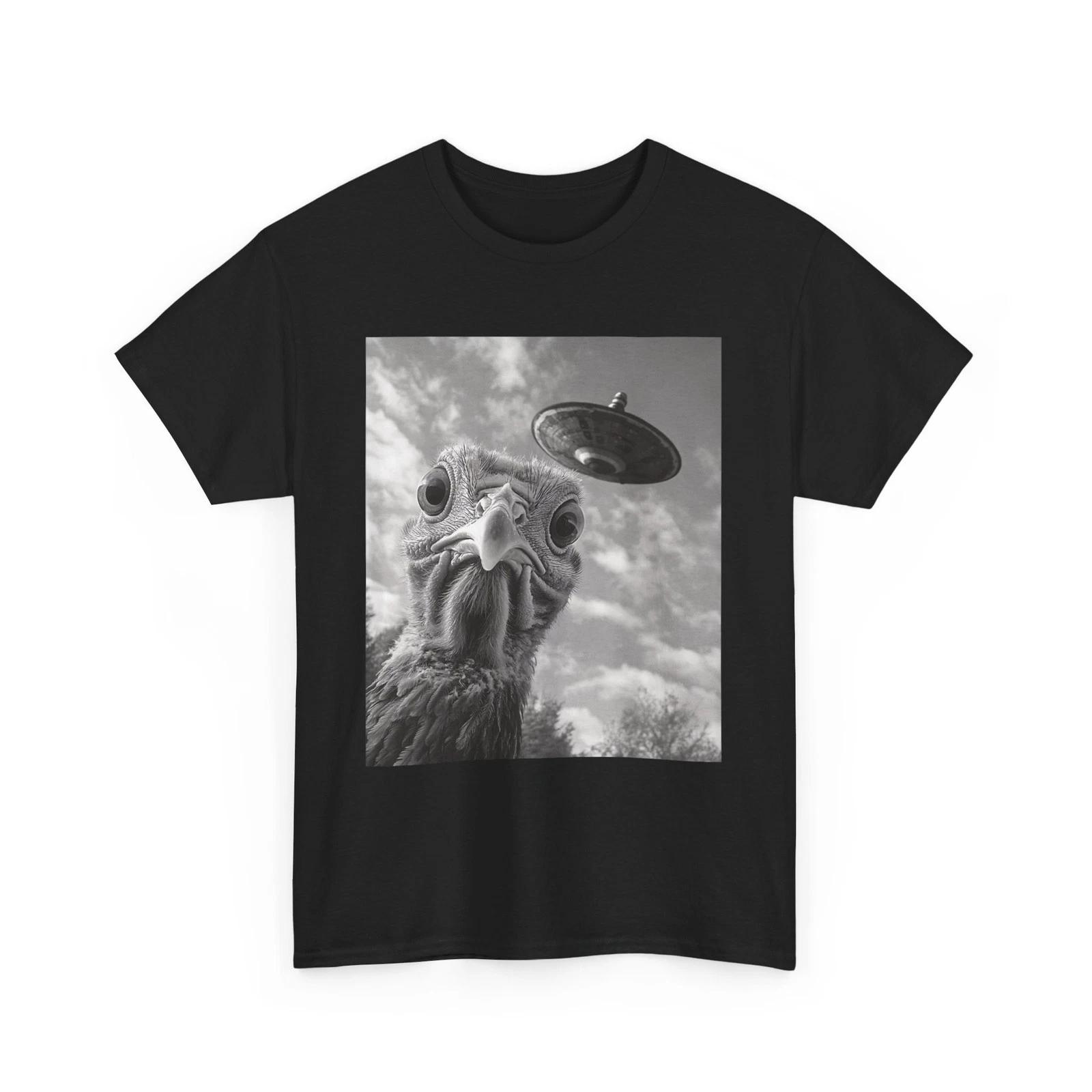 Турция Селфи НЛО Смешная Футболка, Турция Летающая Тарелка Женская Мужская Рубашка 2XL