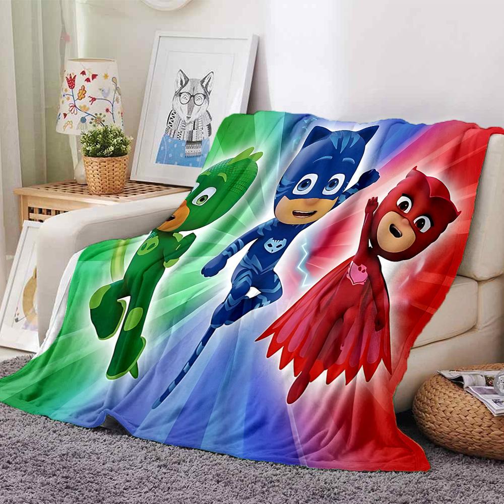 Superhero Trio Colorful Action Flannel Blanket Super Soft Warm Cozy Blanket for Sofa Bed Office Travel All‑Season Home Decor Gift