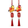 3D Cartoon Horse Pendant Hanging Decoration Gift for Friend Backpack Car Rearview Ornament Chinese Style Lucky Charm
