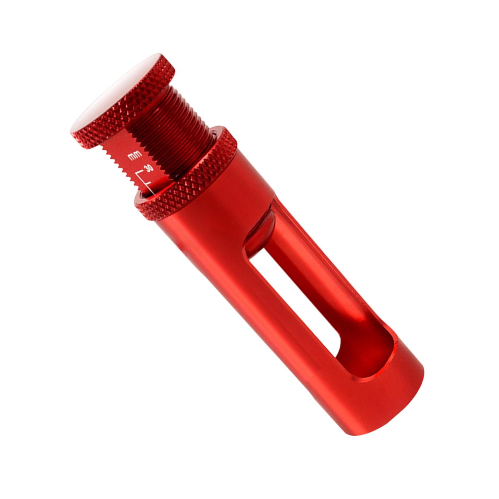 Precisions Tees Height Setter Adjustable Golf Tees Height Tool Golf Seat Height Nails Adjuster Golf Tees Height Gauge красный