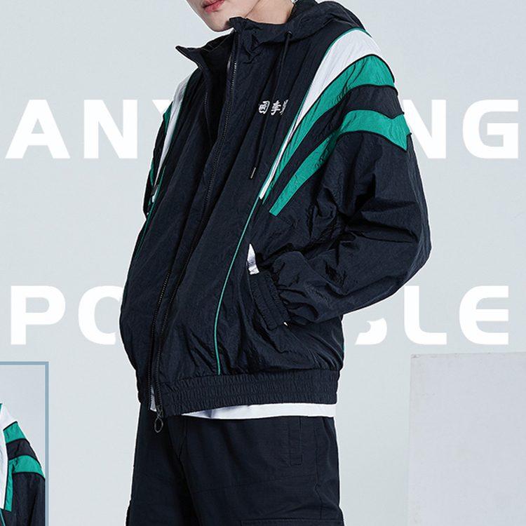 Li Ning Jackets Men's Black Hooded Moderate Other AFDQ277-1