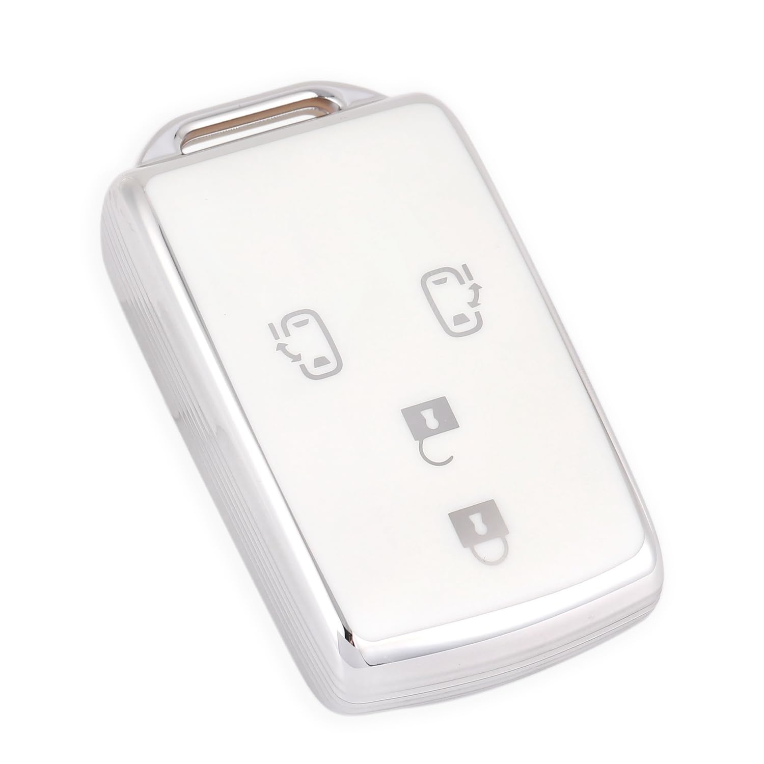 

[YANMW] Tanto Key Case, Compatible with Daihatsu Tant Custom Key Cover, Wake Smart Key Case, silver white key case