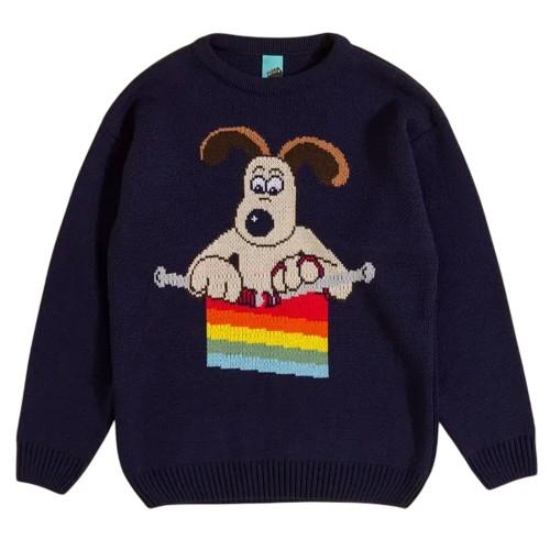 Wallace and Gromit Unisex Adult Gromit Knitted Jumper