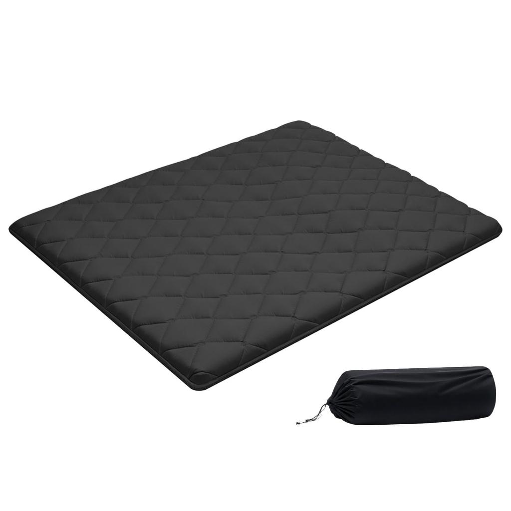 VEVOR Japanese Tatami Mat, Queen Size Foldable Japanese Tatami Mattress, Futon Mattress with Storage Bag & Fastener, 9-Layer Floor Mat for Sleeping