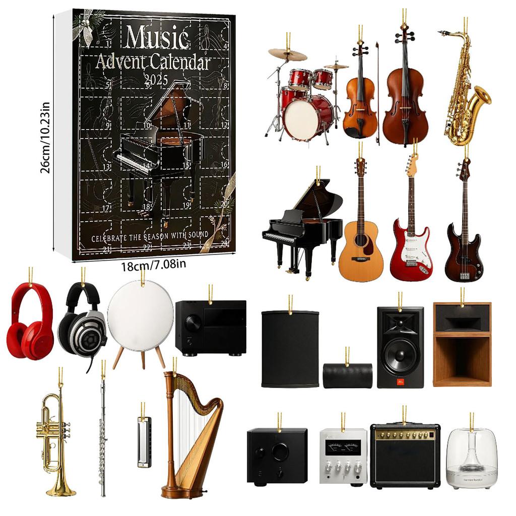 Vánoční adventní kalendář Stray Kids s 24 akrylovými ozdobami pro sváteční obdarování