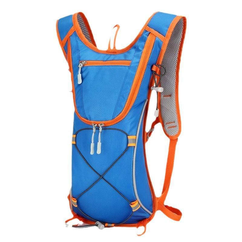 Lightweight Cycling Backpack with Storage for Equipment, Water Bladder Compatibility, Safety Reflective Design, and Gym Bag Functionality.