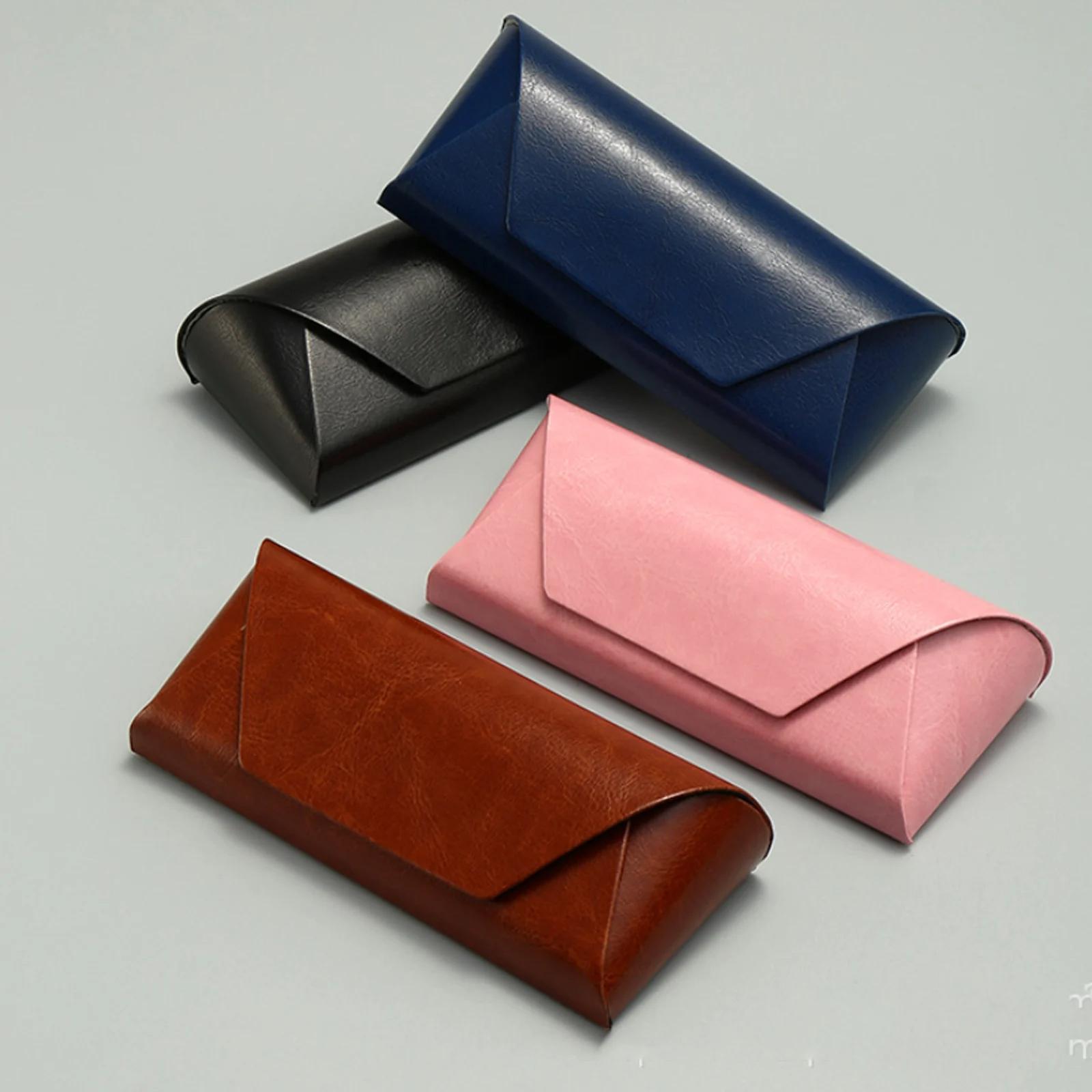 

Retro Glasses Case PU Leather Women Men Glasses Bag Portable Sunglasses Myopia Presbyopia Storage Box Eyeglasses Case Accessorie