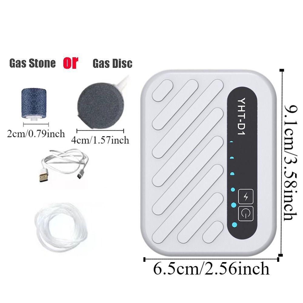 USB dobíjecí vzduchovací pumpa pro akvárium Mini kyslíkový kompresor Pumpa na kyslík do akvária Domácí