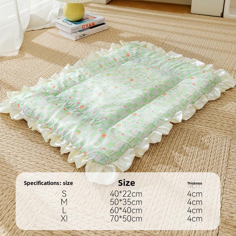 Cartoon Bär Flanell Katzen streicheln Haustierdecke Hundekissen Steppdecke Hund Haushalt Haustierprodukte Universell in allen Jahreszeiten