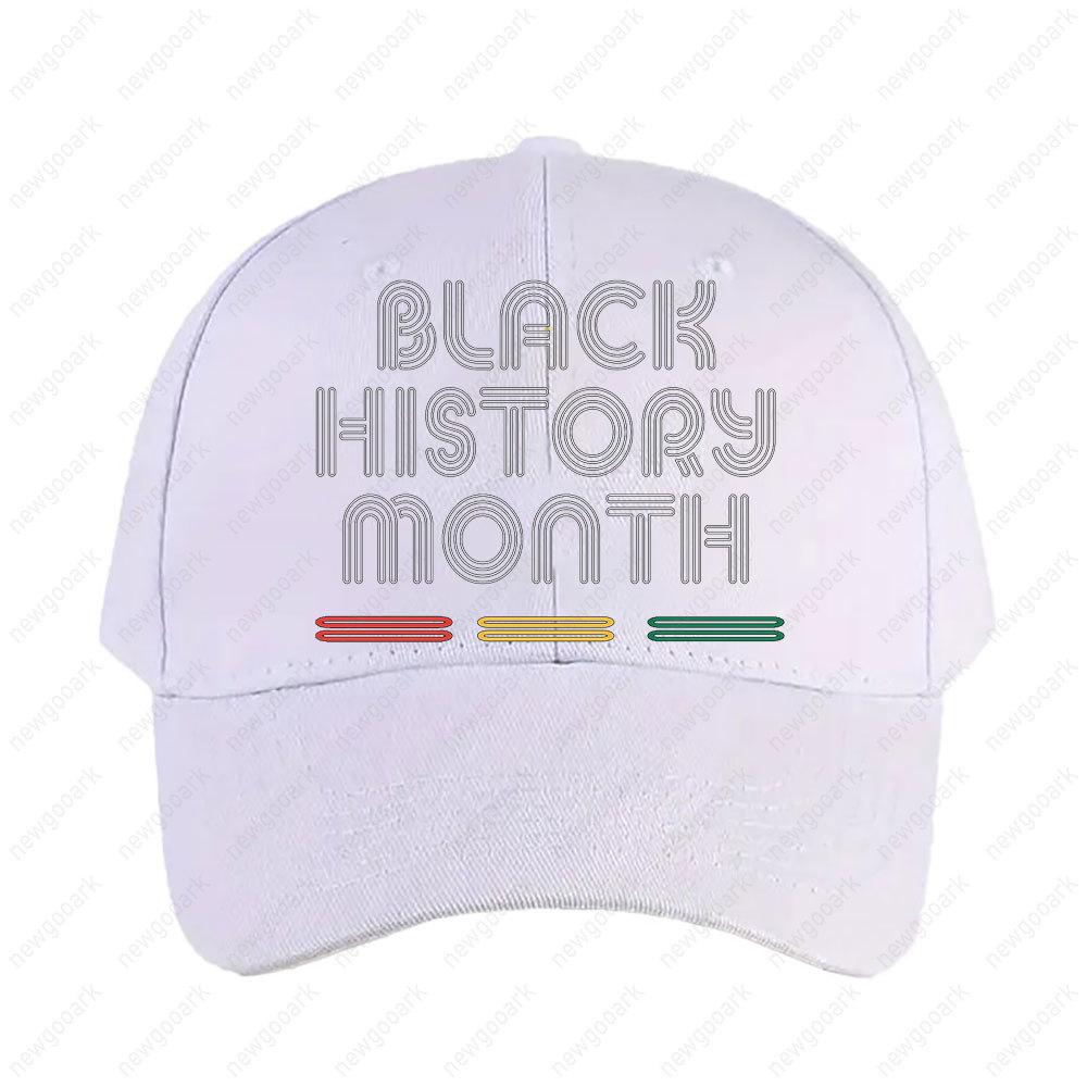 Black History Month BHM Day Cap Adult Graphic Baseball Cap Adjustable Streetwear Women Unisex Fashion Baseball Caps Peaked Hat