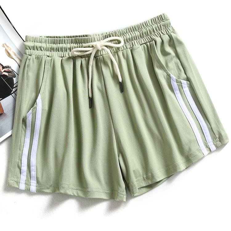 Buy Summer Striped Shorts Women Sports 