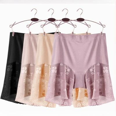Pantaloni scurți de siguranță mărime mare pentru femei vară talie înaltă dantelă sexy anti iritații coapsă fustă de dedesubt pantaloni scurți spandex femei 7XL