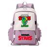 Large Capacity Schoolbag with Shoulder Strap; Student Three-piece Pencil Case Set