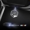 1/2PCS For Mitsubishi Ralli Art Pajero EVO Outlander Colt Galant Car Door Welcome Lights Laser Projector Logo Wireless Sensing