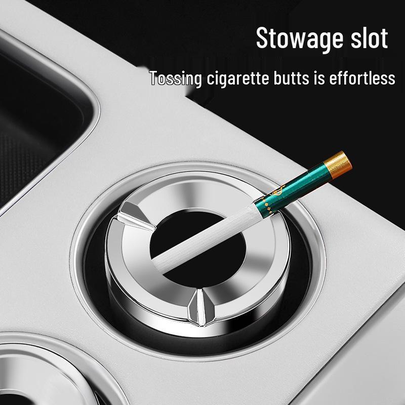 Nio ET5/ES6/EC6/ES8 Car Ashtray: Heat-Resistant Ceramic Liner, Windproof & Flame Retardant Interior