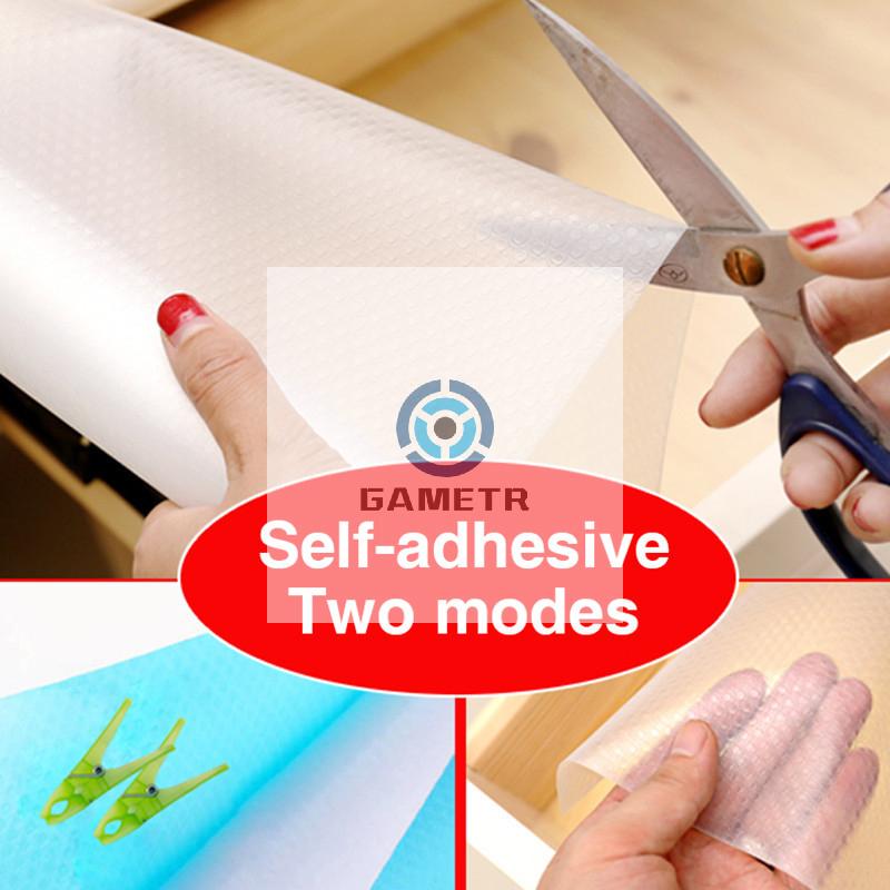 10Pcs EVA Refrigerator Mats Oil Resistant Cuttable Cabinet Drawer Mats Easy Clean Placemats Thermal Insulation Coasters