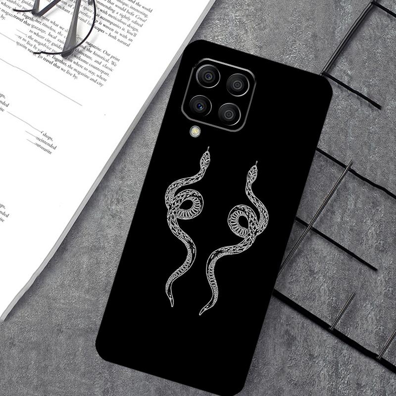Snake Illustration Art Case For Samsung Galaxy M54 M32 M52 M15 M11 M12 M13 M14 M06 M16 M36 M56 M31 M53 M35 M55 M34