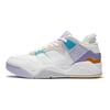 Li-Ning Chaussures de Basket Rétro Basses Durables Sneakers Femmes Blanc Violet AGBS032-1