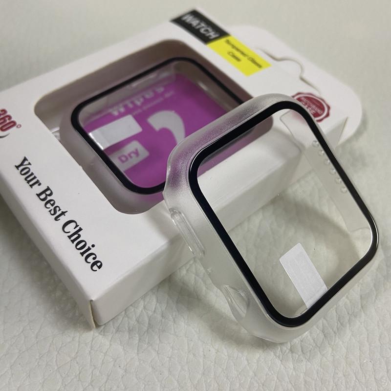 Защитный чехол 360° для iWatch S10 и закаленное стекло: Интеграция 2-в-1 ПК-чехла, устойчивого к царапинам