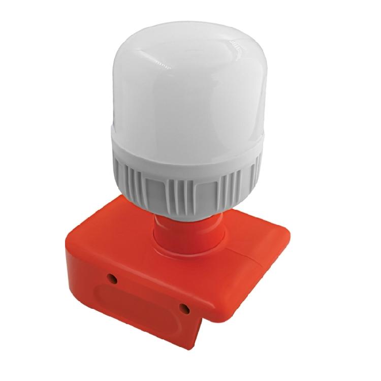 LED Work Lights with LED Bulb, 12W 1300lm Protable LED FloodLight for 18V Battery 6500K Cordless Flashlight for Outdoors