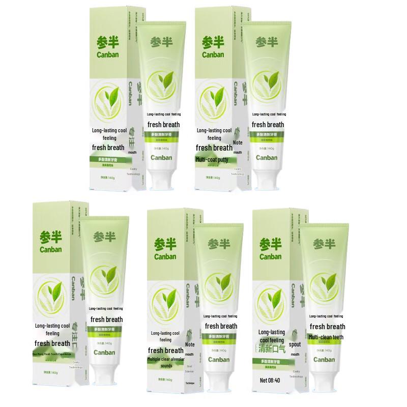 

Sanban Rose & Tea Flavor Toothpaste 5-Pack