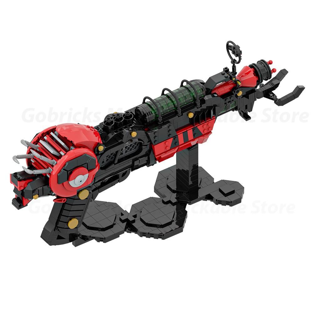 Gobricks MOC Call of Duty Ray Gun Mark 2 Bricks Model Ray Gun Mark II Building Blocks Laser Gun DIY Game Toys Gift