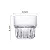 155ml/250ml/316ml Coffee Mug Heat-Resistant Glass Cups Transparent Tea Mug Water Cup for Drinking Milk Juice Tumblers Gift Glass