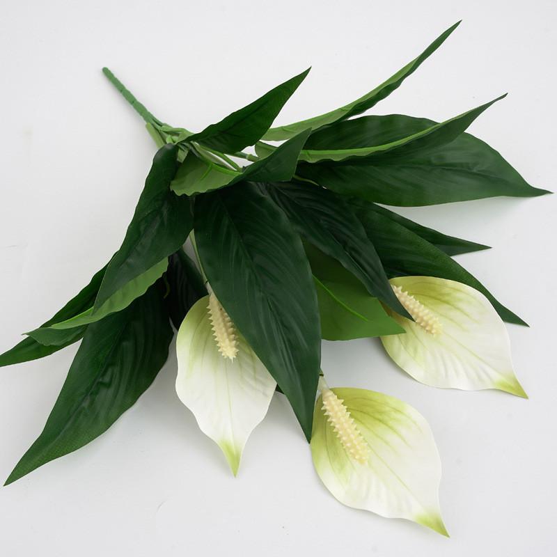 Artificial Plant Spathiphyllum Bouquet Suitable For Daily Decoration Home