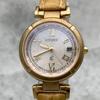 Used Operation CITIZEN xC Citizen Cross Sea Eco Drive Titanium EC1115-08A Gold Happy Flight Watch