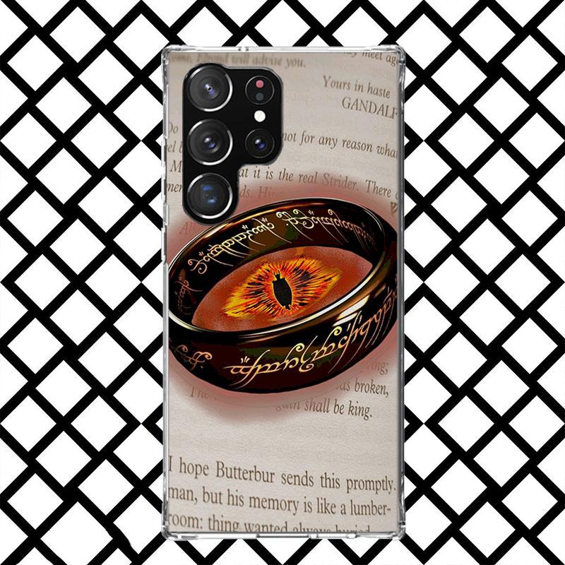 The L-Lord of The R-Rings Phone Case for Samsung Galaxy S26 S25 Edge S24 S23 Ultra S22 Plus S21 FE S20 + Soft Cover Print Fundas