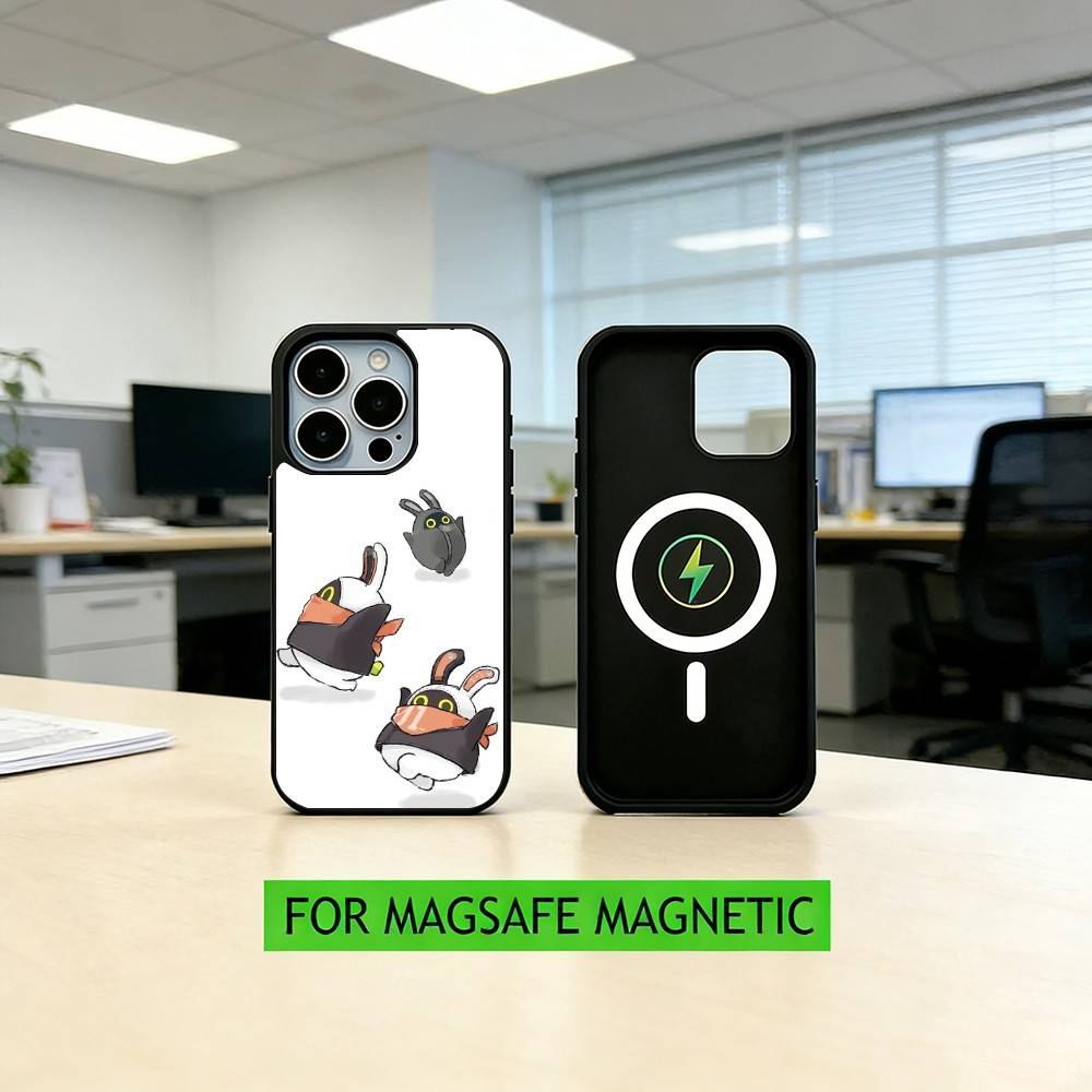 Bangboo Zenless Zone Z-zero Phone Case For iPhone17,16,15,14,13,12,11 Plus,Pro Magnetic with Magsafe Wireless Charging
