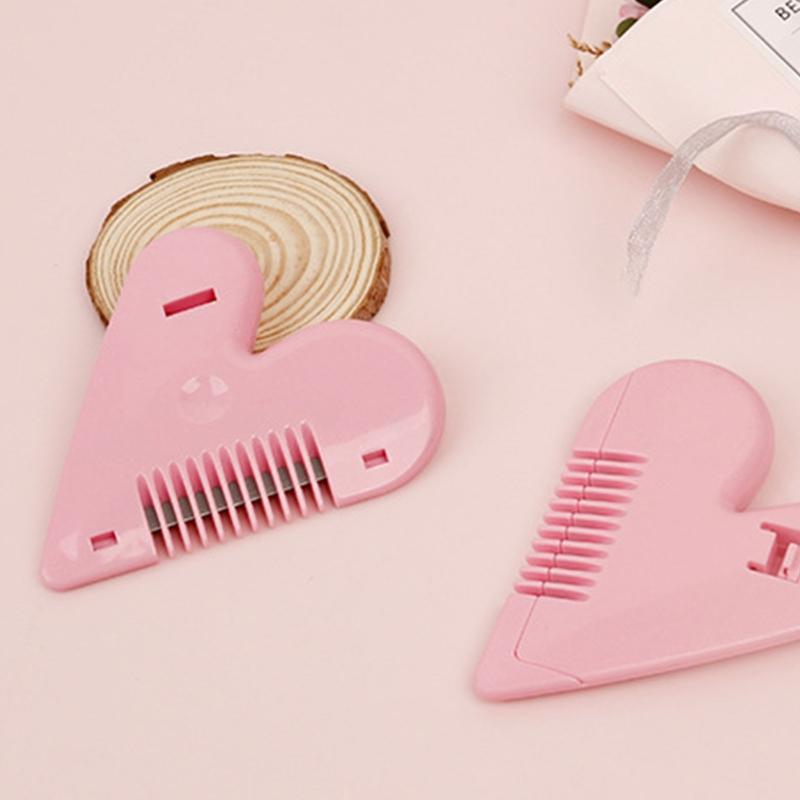 Bangs Hair Trimmer Pubic Hair Remover for Razor Hair Cutting Comb For Dogs Trimming Tools Heart Shape Thinning Hair Cutt
