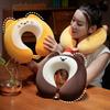 Cartoon Animal Cat U-Shaped Pillow Lunch Break Pillow Neck Pillow Office U-Shaped Pillow Girls Travel Convenient Neck Pillow