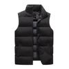 Korean Style Autumn Winter New Style Minimalist Casual Down Vest Outerwear Gilet Warm Sleeveless Padded Jacket For Men