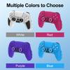 Silicone Cover for PS5 Controller Accessories IINE Protective Case Kit Anti-slip Freemove Comfortable Grip Simple Installation