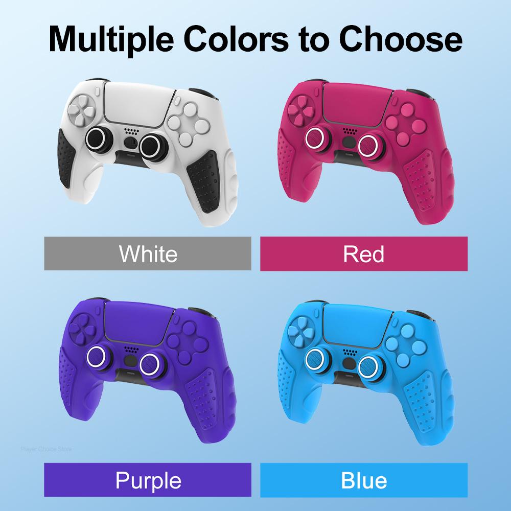 Silicone Cover for PS5 Controller Accessories IINE Protective Case Kit Anti-slip Freemove Comfortable Grip Simple Installation