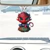 Cartoon Vibrant Spiderman Dragon Acrylic Car Pendant For Stylish Auto Decor