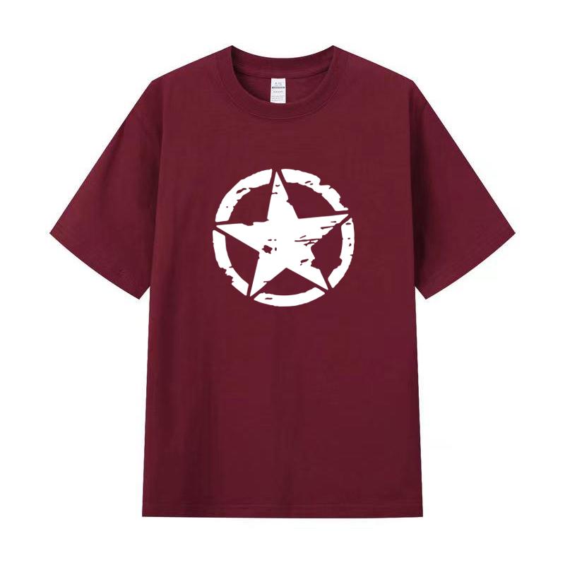 Tricou de vară pentru bărbați Tricou imprimat cu mâneci scurte din bumbac de înaltă calitate Tricou pentru femei Cămașă sport la modă Top de jogging casual