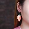 Cute Fruit Acrylic Earrings Set Strawberry Watermelon Tomato Kiwi Orange Drop Dangle Earrings For Women Fashion Fun Jewelry