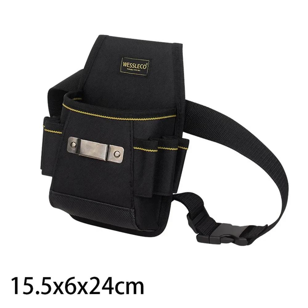 New Tool Waist Bag Multi-functional Maintenance Toolbag Canvas Electrician Belt Hardware Toolkit For Men Construction Sites
