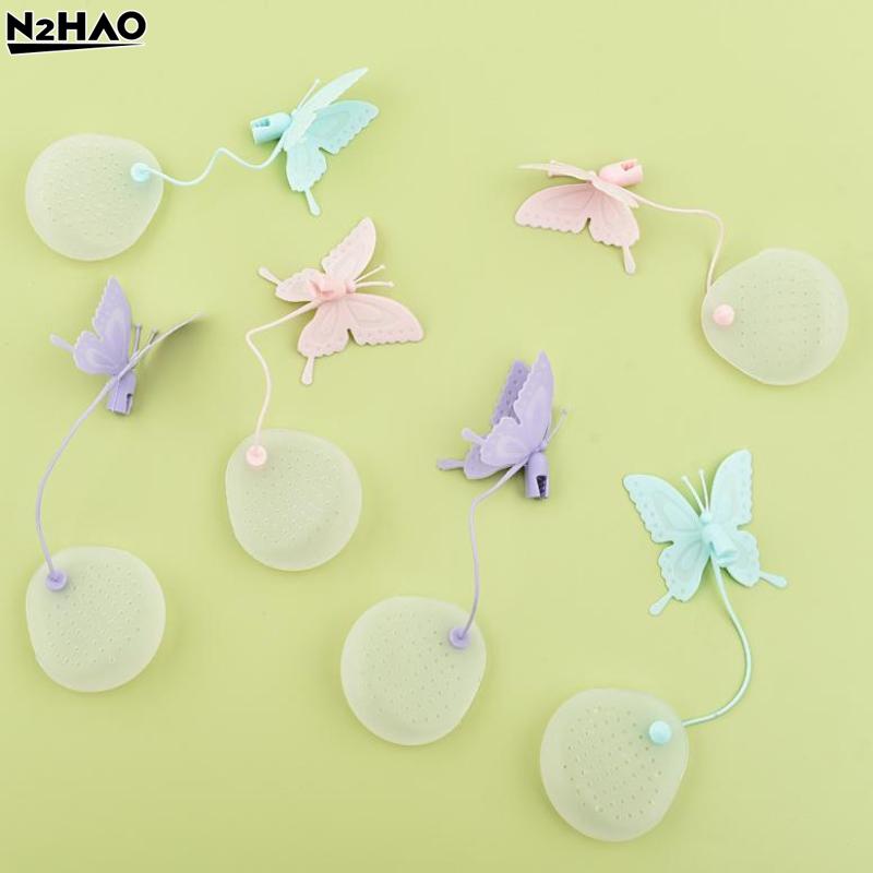 Butterfly Tea Bags Strainers Silicone Filter Infuser Silica Cute Teabags For Tea Tea Strainer Tea Diffuser Infusor Kitchen Tools