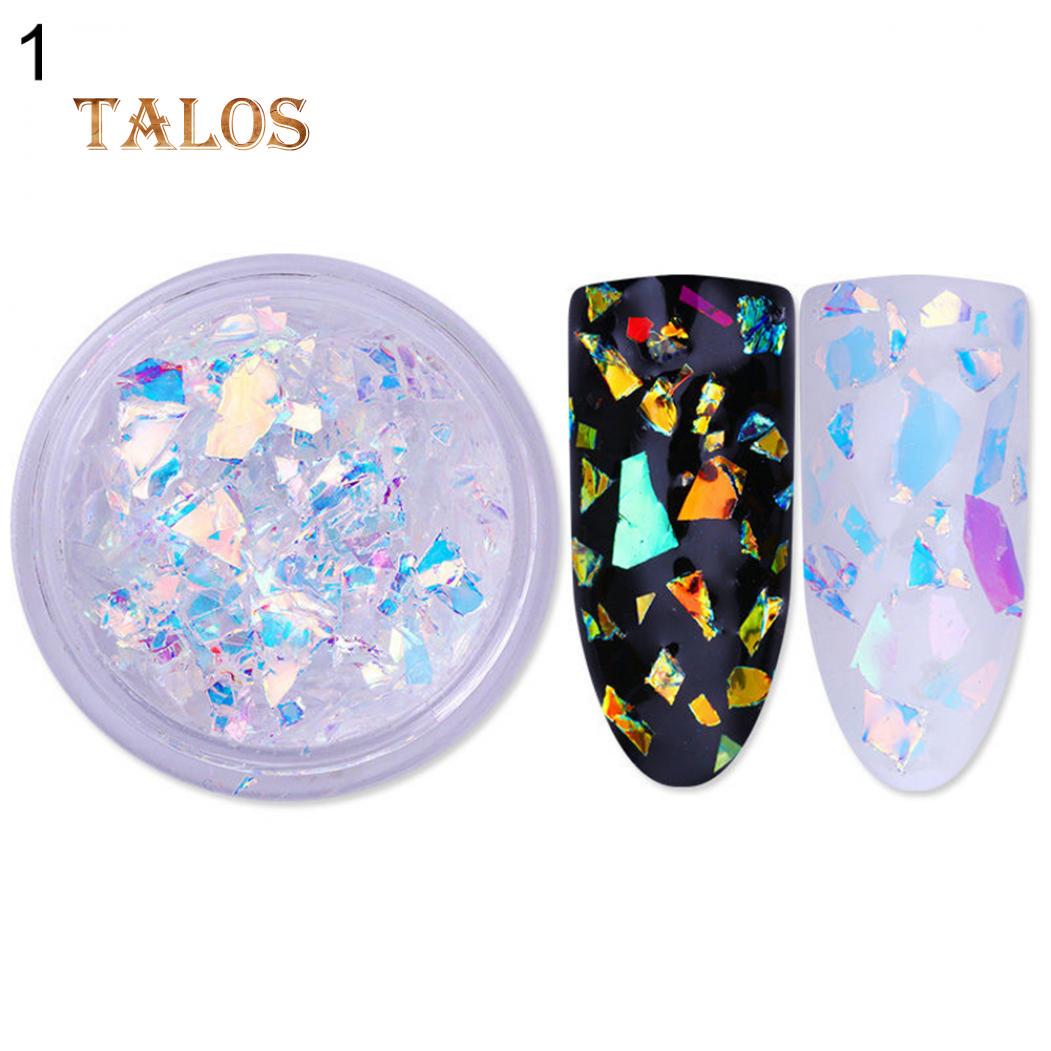 

Слюда для дизайна ногтей белый